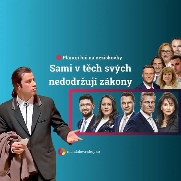 Data: poslanci chtějí zpřísnit dohled nad neziskovkami, sami přitom nedodržují ani současné zákony